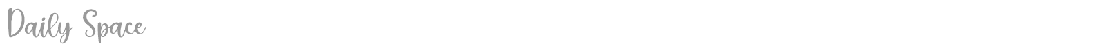 Daily Space font preview